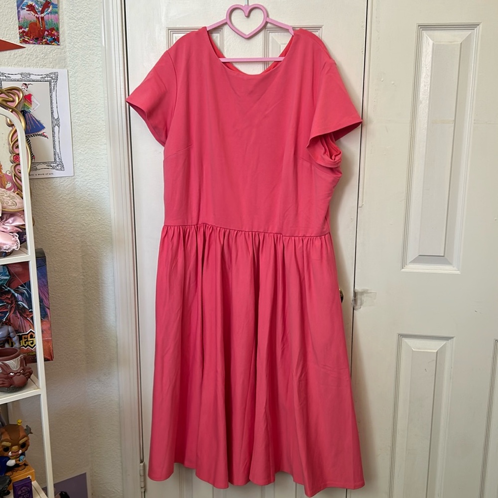 Vixen by Micheline Pitt Pink Avon Dress - 4X